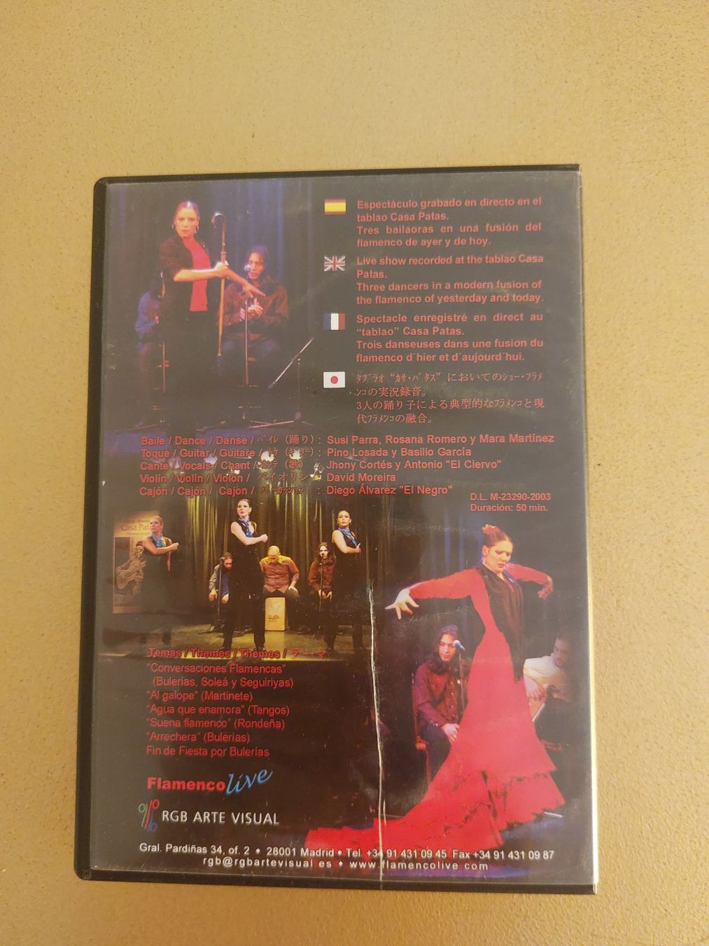 Tutti i DVDs: Flamenco Tanz DVD – Usato da Basel venduto da kon_wz8r 1