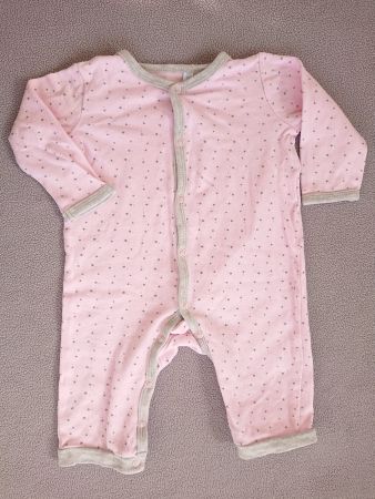Baby Girl Strampler Mon Coeur Gr. 62 Rosa 100% Baumwolle