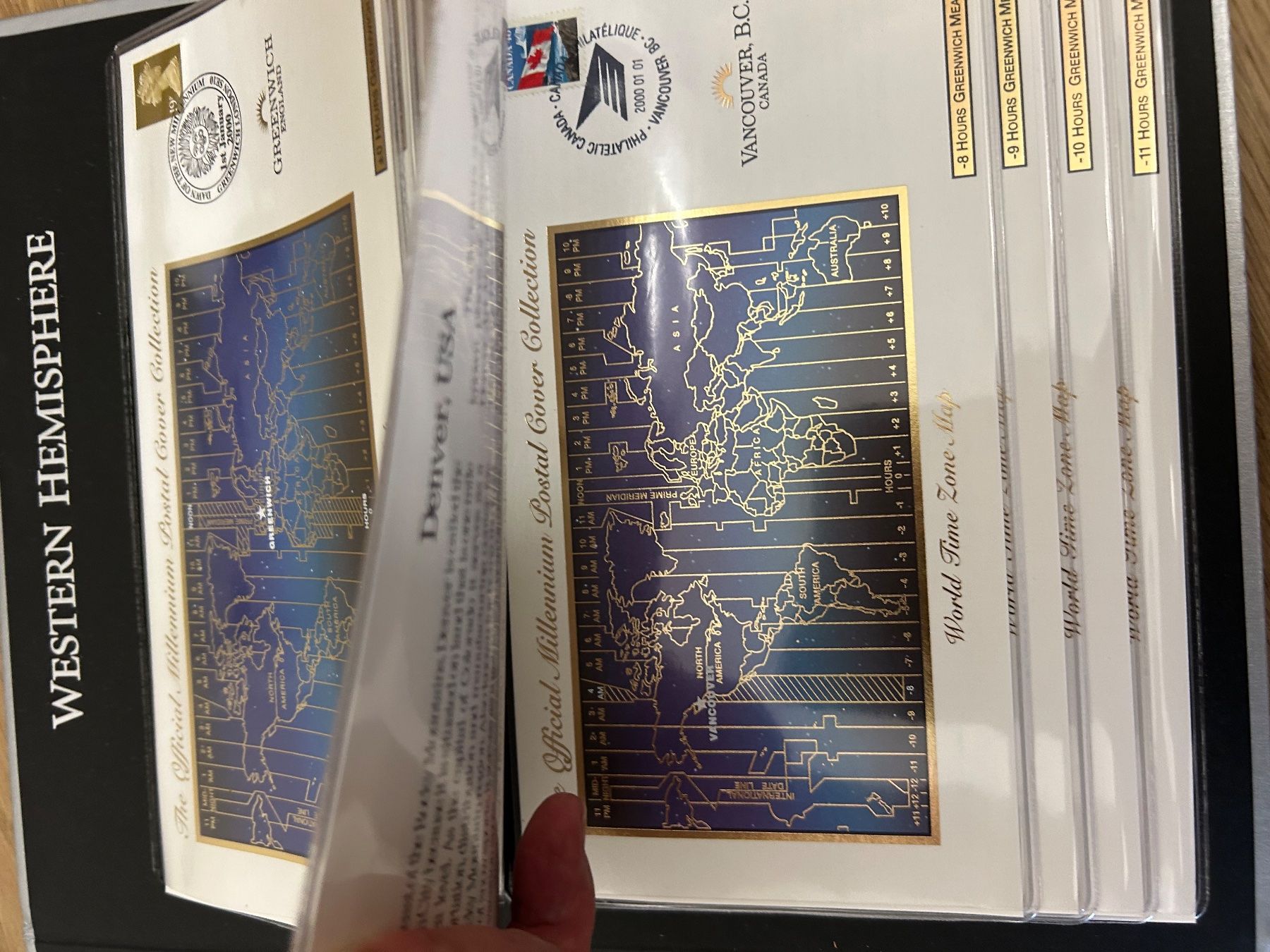 Tutti i francobolli: Album "The Official Millennium Postal Cover Collection" – Usato da Seuzach venduto da Parasolmountain 4
