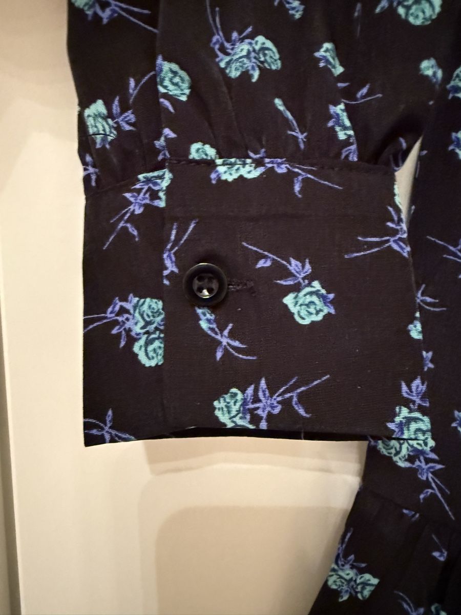 Vestiti: Kleid Schwarz Blumenmuster S – Usato da Altendorf venduto da Anjapple 2
