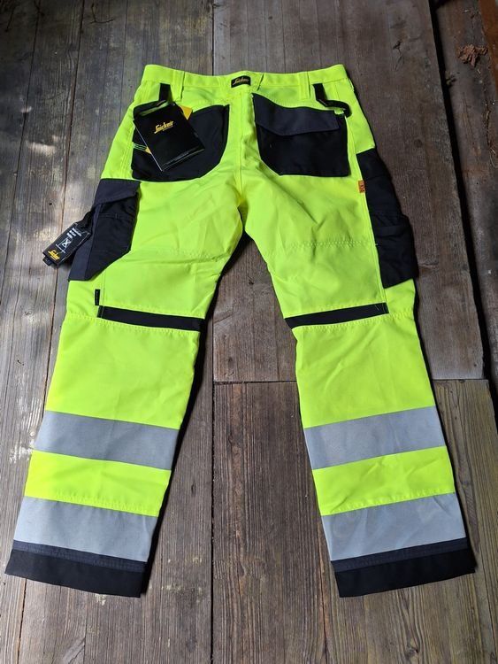 Pantaloni: Arbeitshosen Snickers Leuchtgelb , neu – Nuovo (secondo la descrizione) da Weinfelden venduto da JoeBaer 1