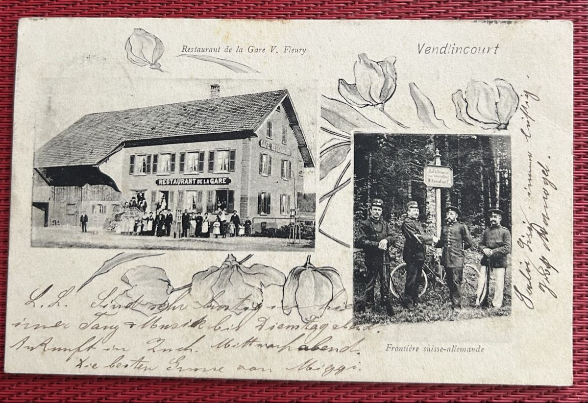 Ansichtskarten: AK Vendlincourt 1903 – Gebraucht aus Horw von Tellbub