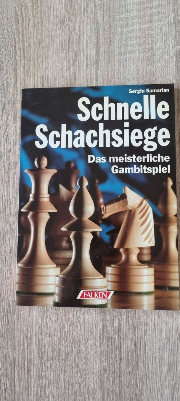 Bücher: Schachbuch Schnelle Schachsiege mit Gambitspiel – Gebraucht aus Muttenz von Langerochade