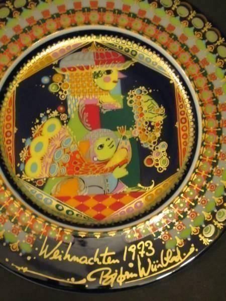 Teller: Rosenthal Weihnachtsteller 1973 – Gebraucht aus Gersau von kunst-online 1