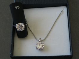 Kette mit Anhänger & Ring **NEU** statt 193.- Magnetschmuck