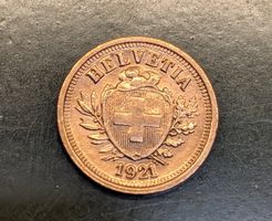 1 Rappen 1921 (Bronze)