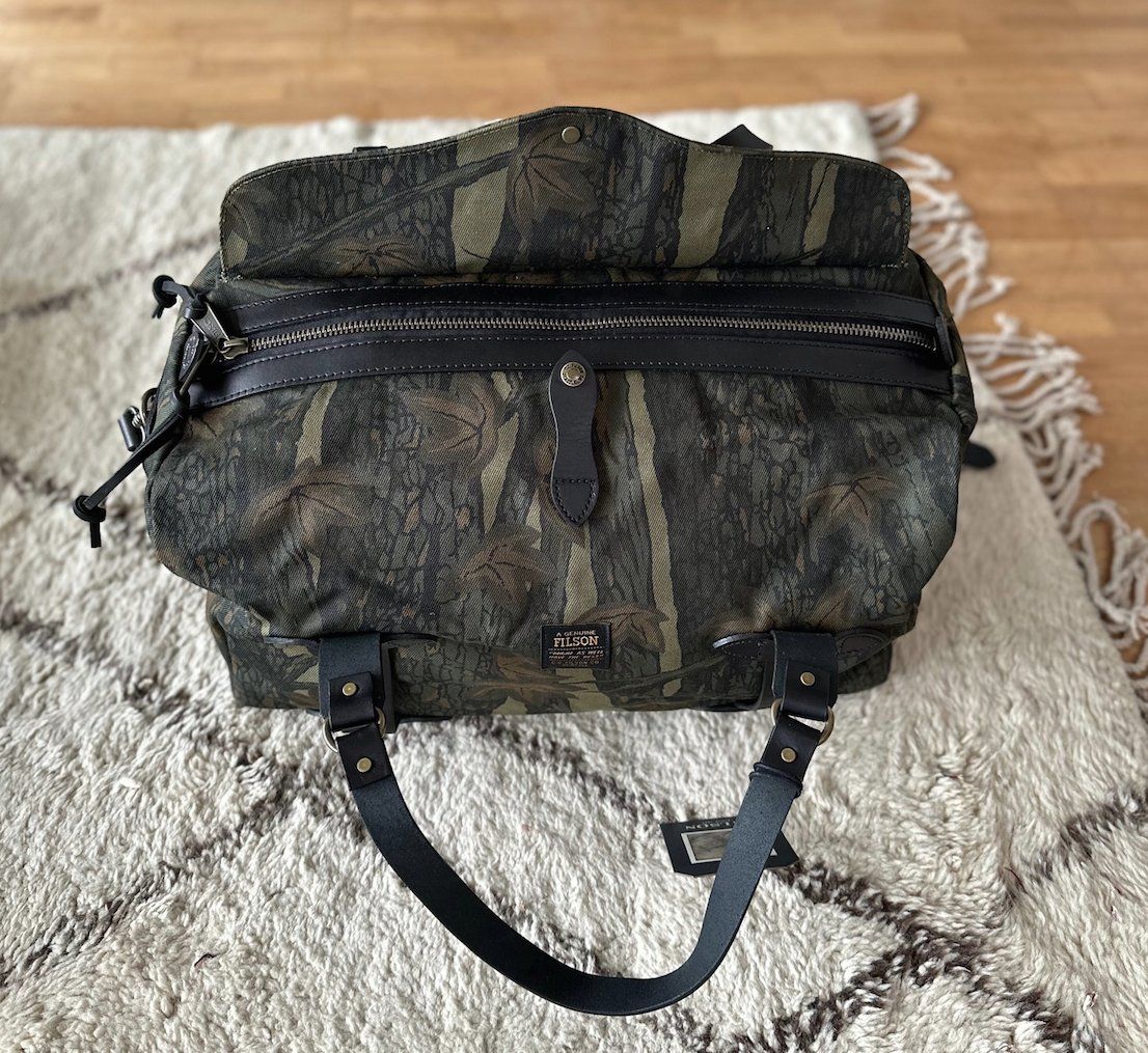 Borse: FILSON medium rugged twill duffel bag medium / bark camo – Usato da Lugnorre venduto da Filson 7