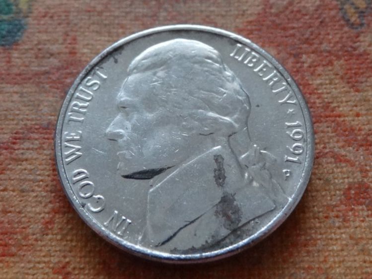 Tutti le monete: USA 5 Cents 1991 – Usato da Romanel-sur-Lausanne venduto da Swift13