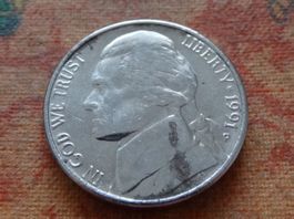 USA 5 Cents 1991