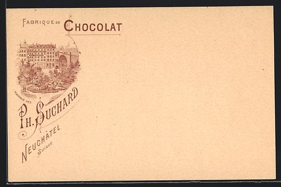 Cartes postales: Neuchatel, Fabrique de Chocolat No. 3 Ph – D'occasion à Berlin par bartko-reher