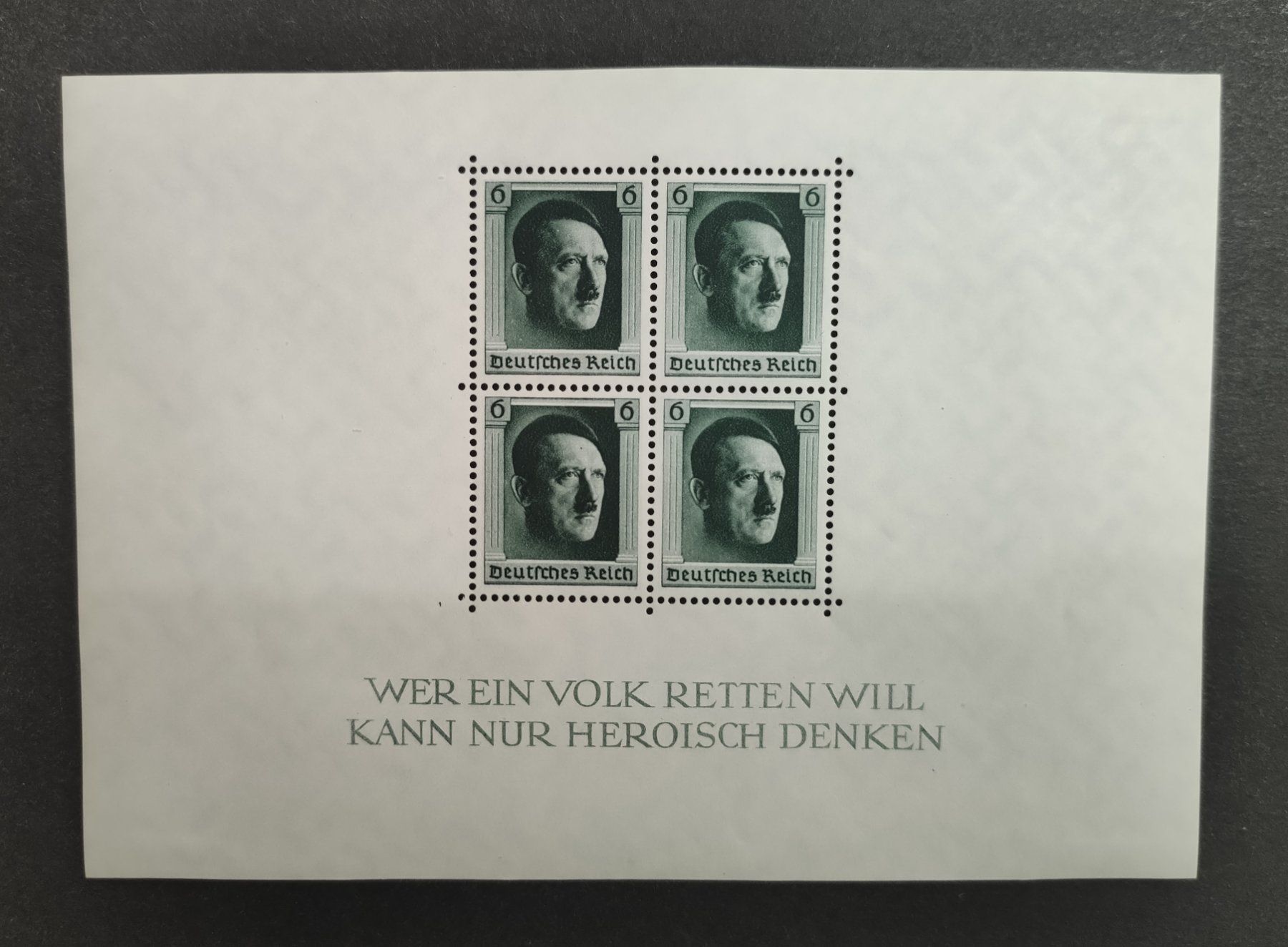 Tutti i francobolli: Deutsches Reich 1937  Block 7 ungebraucht – Usato da Wil SG venduto da Zazal