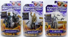 TERMINATOR LOT 3 FIGURE T-R.I.P JOHN CONNOR MARCUS PLAYMATES