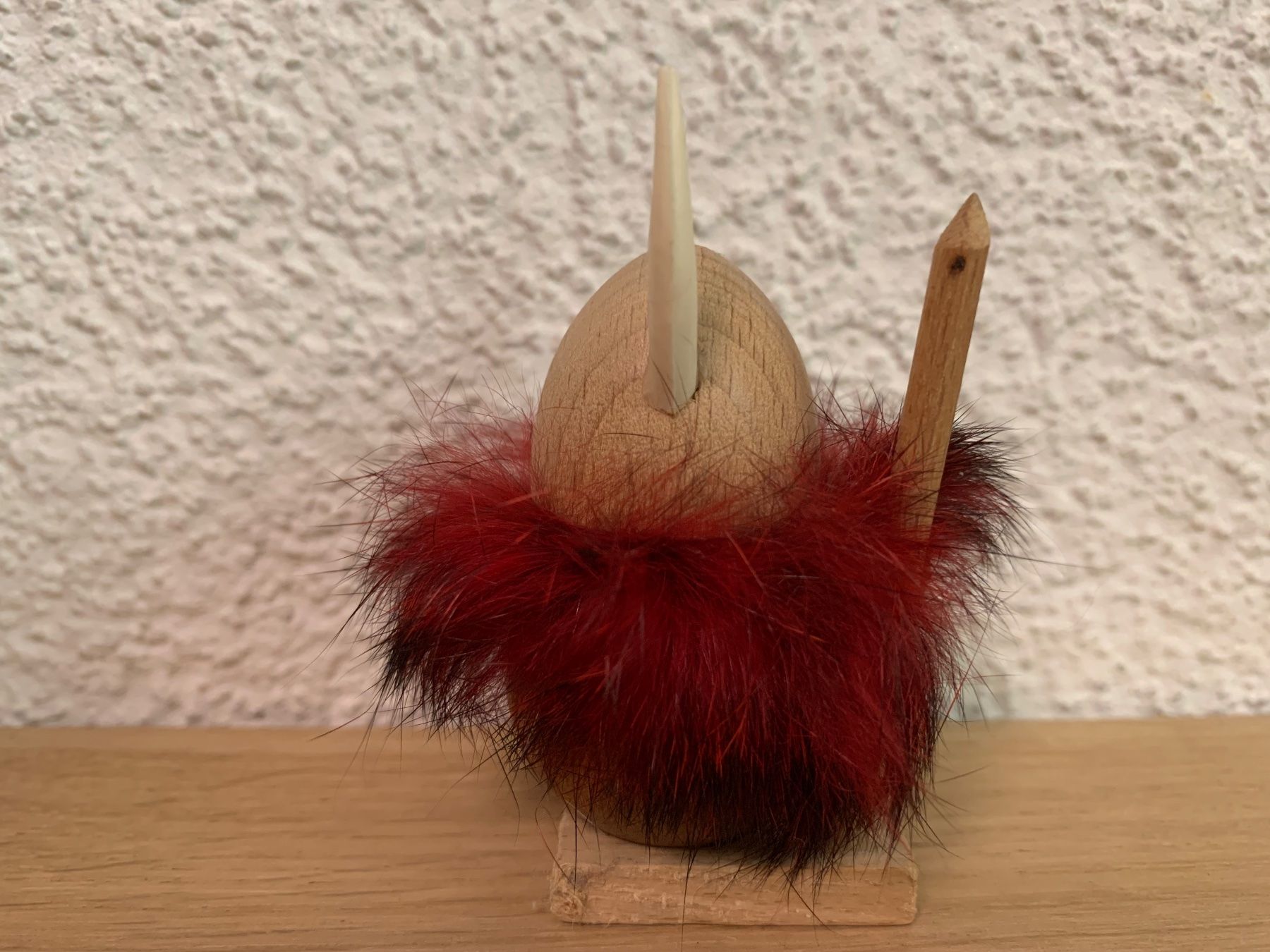 Statuette: Vintage Wikinger Holzfigur – Usato da Arlesheim venduto da Spielmax 3