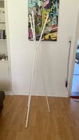White Coat Rack Stand