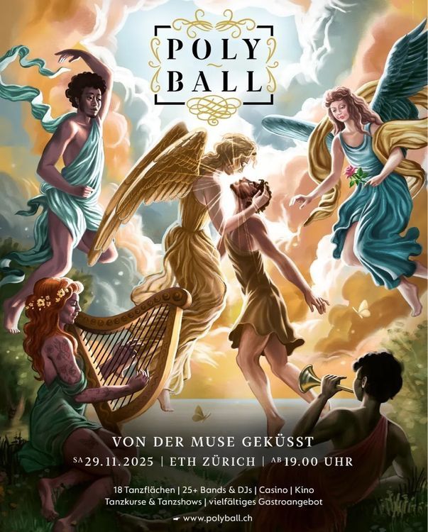 1x Studenten-Ticket Polyball 2025 «Von der Muse geküsst» (Neu und ...