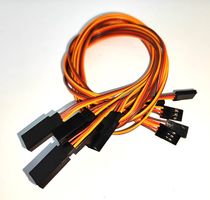5 Servo Verlängerungskabel im günstigen Set - 100 cm Länge