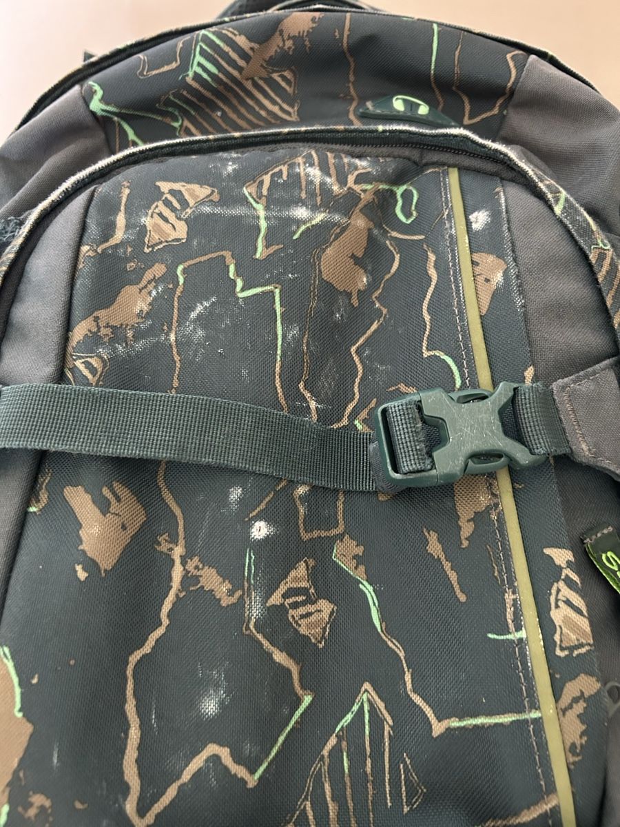 Satch Kindertaschen: Satch Pack grün mit Muster – Gebraucht aus Wiler (Lötschen) von Nad4 4