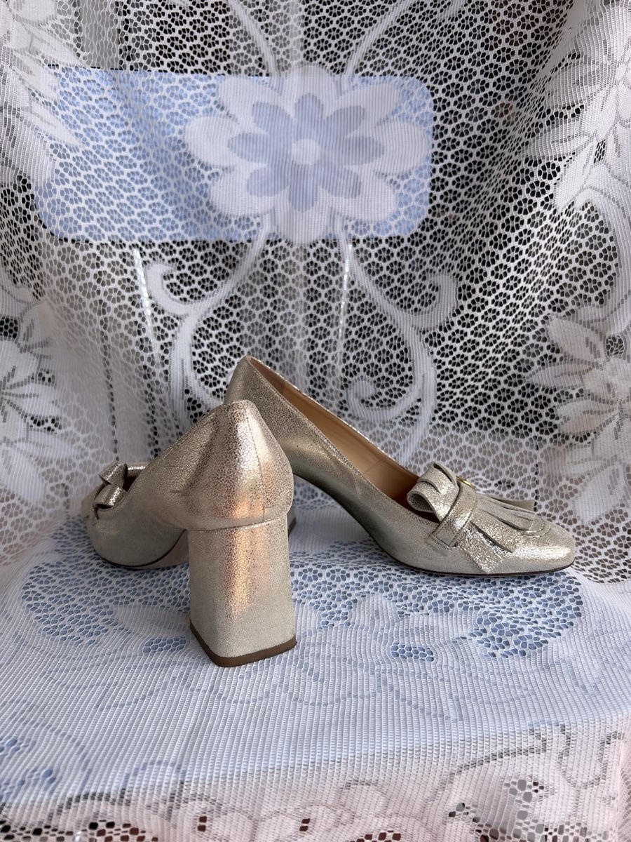 Scarpe da donna: Escarpins Roberto Festa dorés  – Usato da Bernex venduto da 2ziemement