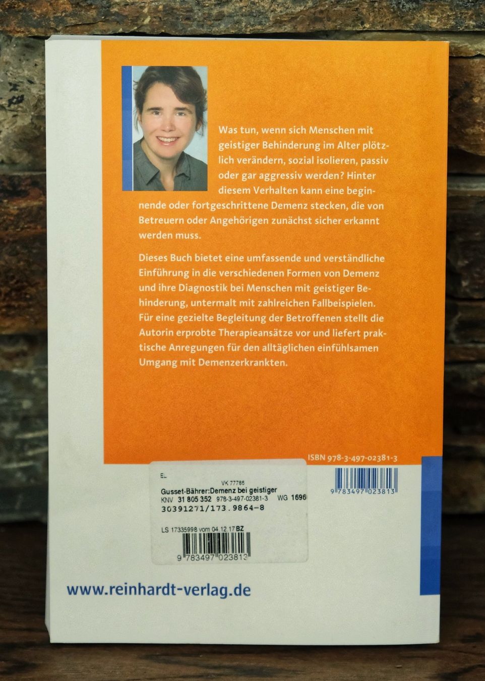 Libri: Buch Demenz bei geistiger Behinderung Gusset-Bährer – Usato da Winkel venduto da man_2qfr 1