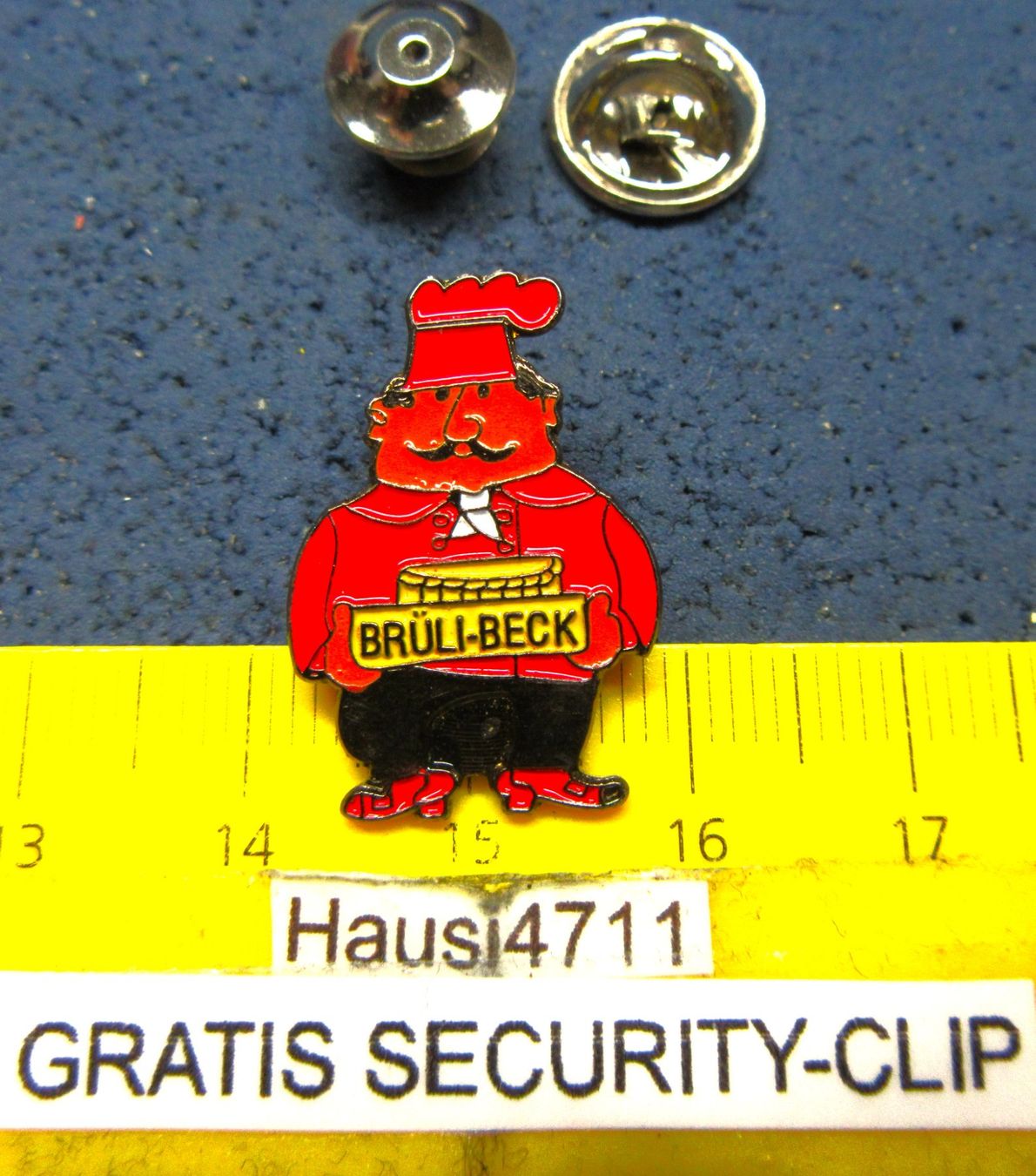 Swiss Placchette & Badge: BÜRLI BECK PIN – Usato da Ettingen venduto da Hausi4711