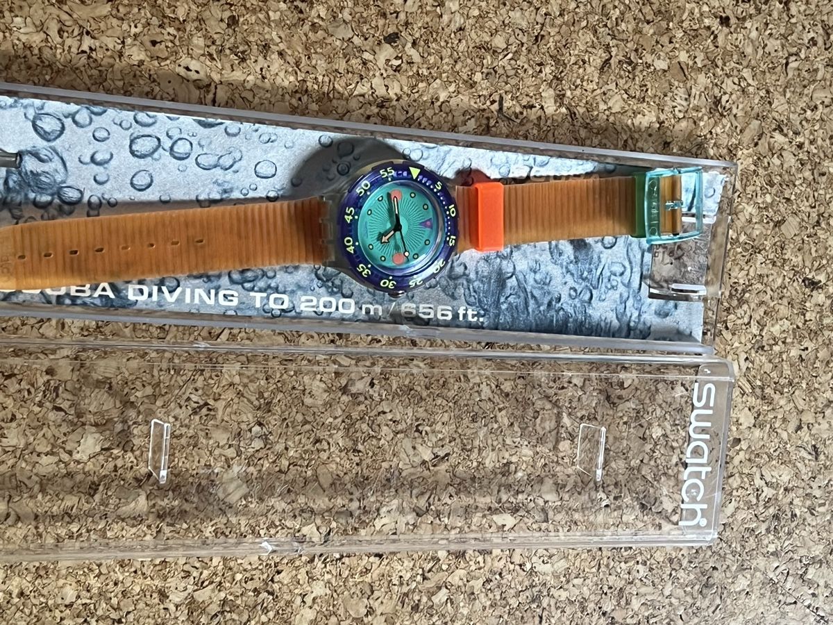 Swatch Montres: Swatch Scuba Diving Uhr Türkis  – D'occasion à Basel par bellespirit 7
