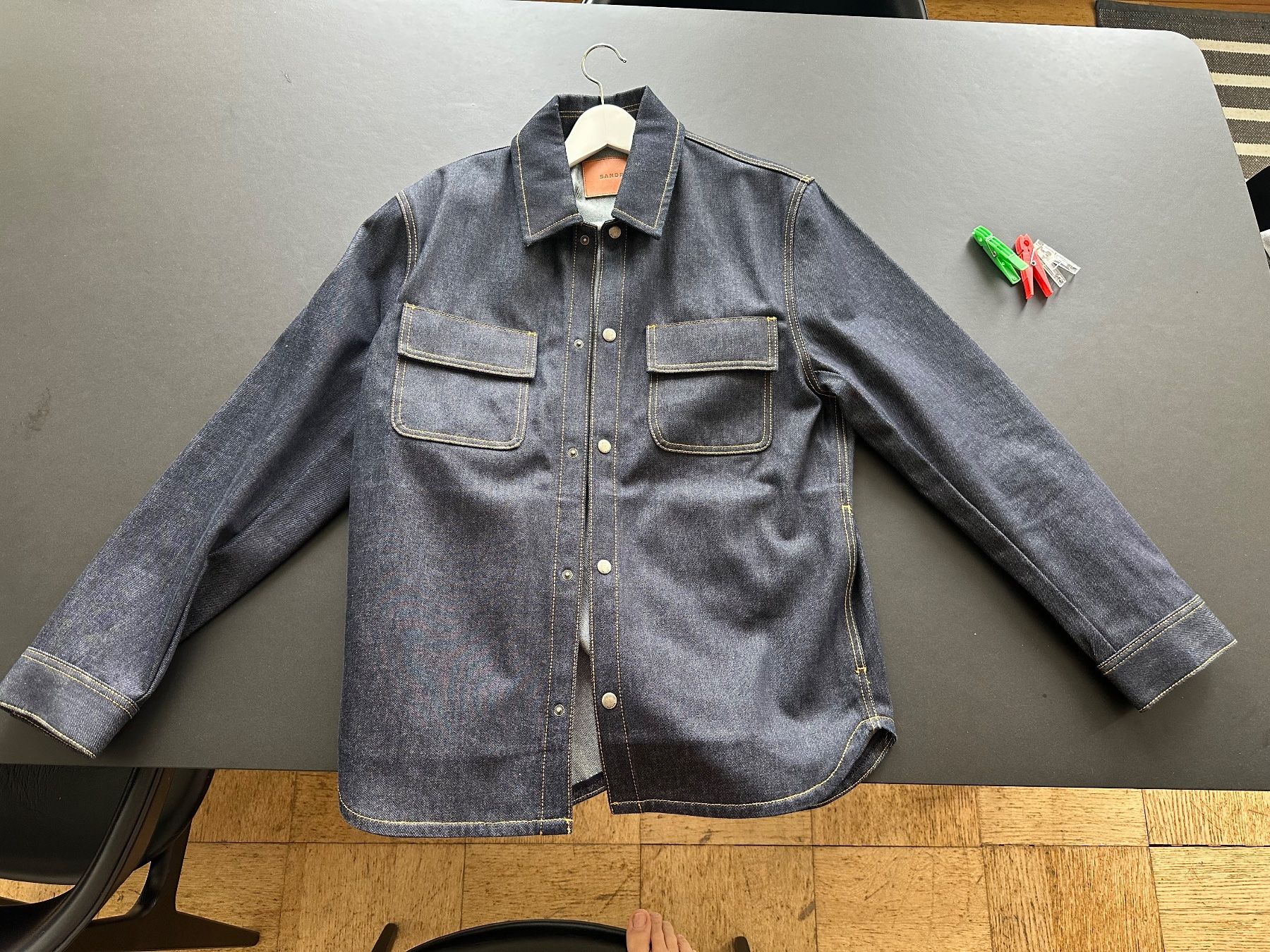 Sandro Giacche: Sandro Denim Jacke Overshirt, neu, XL – Nuovo (secondo la descrizione) da Zürich venduto da Skinwalker