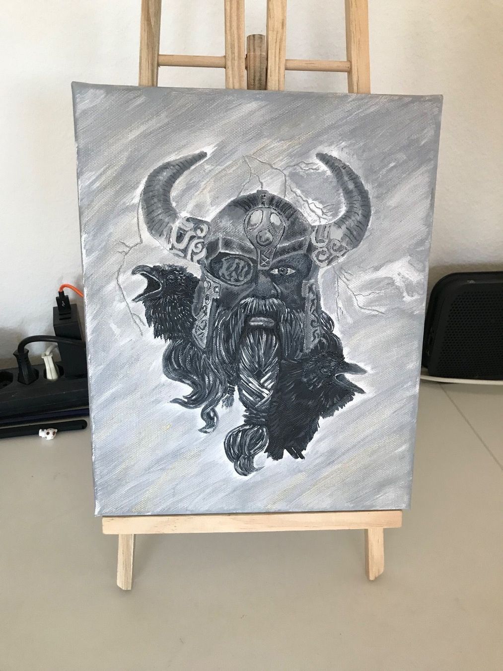 Dipinti: Bild Viking Odin Gott – Nuovo (secondo la descrizione) da Oberwil BL venduto da scorpio70 4