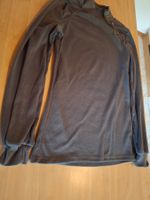 Pull petit col taille S marque Finejo vert olive gris