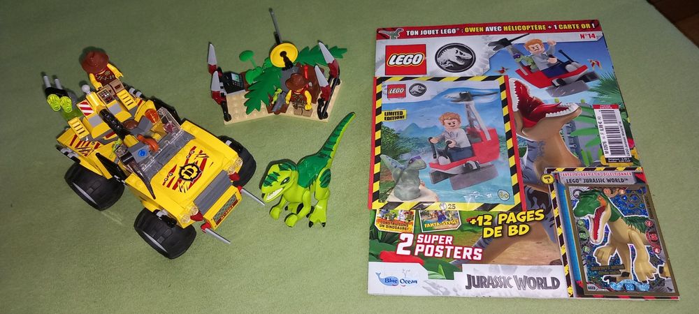 SET LEGO DINO 5884 RAPTOR CHASE + MAGAZINE (D'occasion) ?� Bernex pour CHF 16 �?? avec livraison 