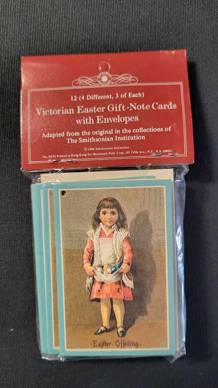 Karten: Victorian EASTER GIFT Note Cards – Neu und originalverpackt aus Basel von spinne02 6