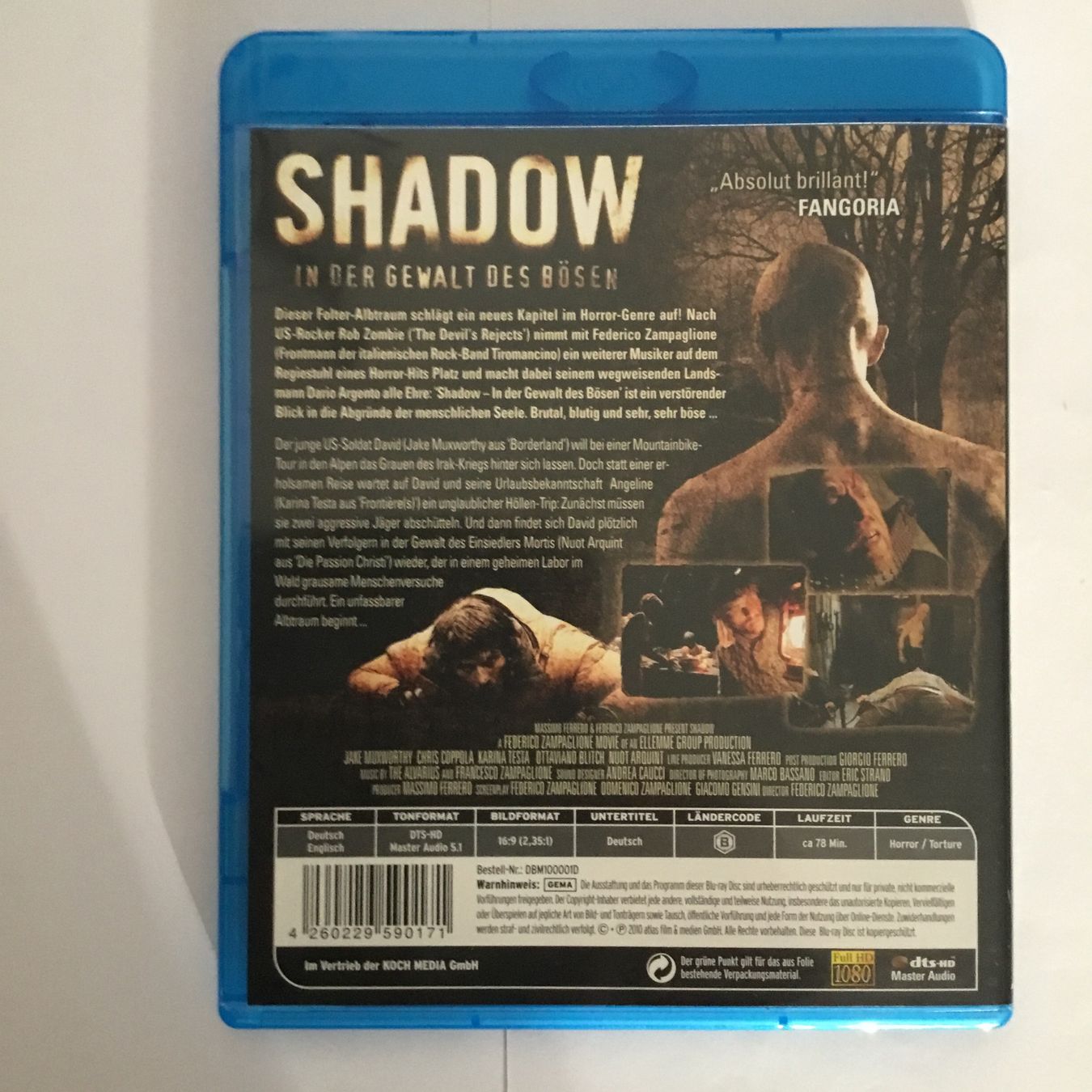 Tutti i DVDs: Shadow In der Gewalt des Bösen Blu Ray – Nuovo (secondo la descrizione) da Blauen venduto da sternchen66 1