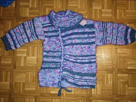 Handgemachter Strickpullover (Damen)