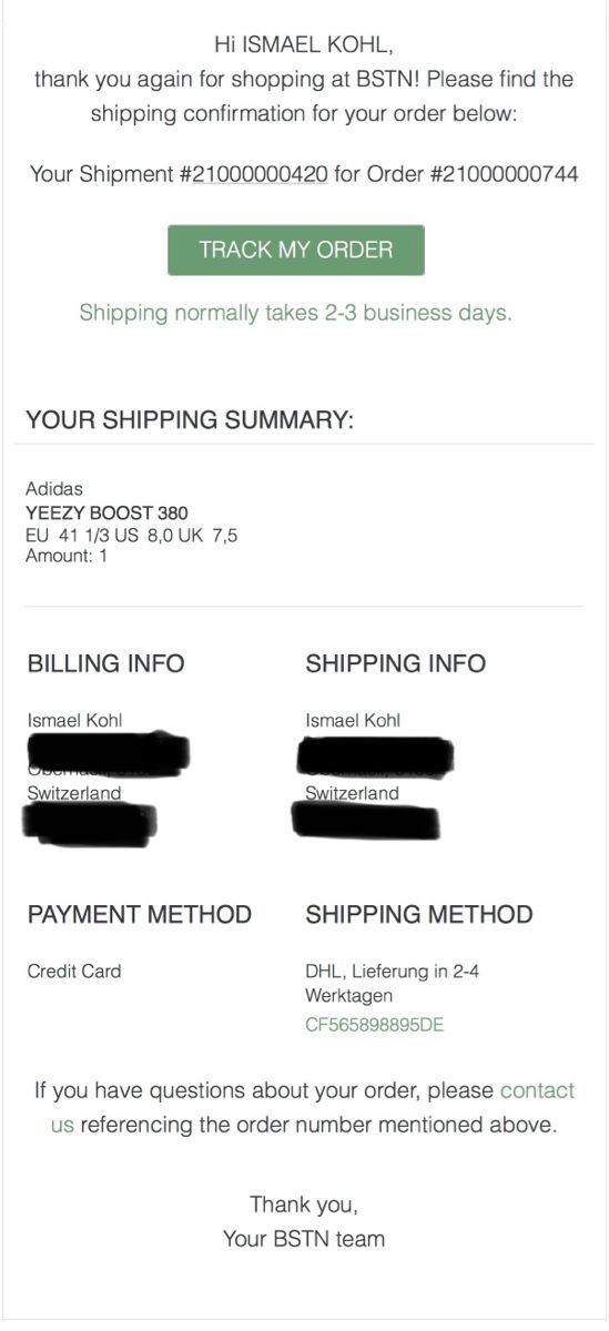 Adidas Scarpe da uomo: Yeezy Boost 380 Grösse 41 1/3 Neu – Nuovo e nell'imballaggio originale da Rickenbach ZH venduto da mar_7myv 3