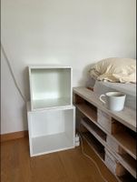 URGENT – Set of 2 White Cube Shelves (IKEA EKET Style)