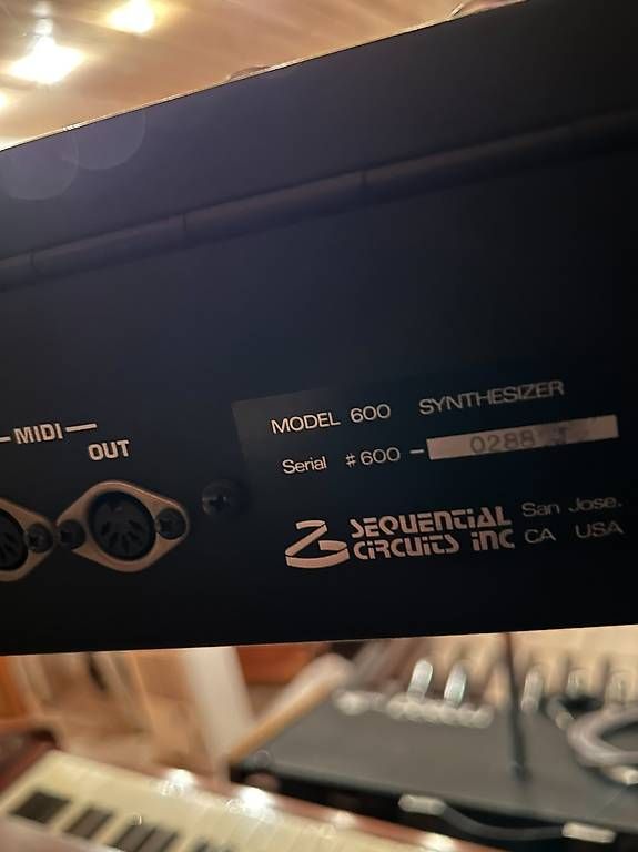 Sequential Strumenti musicali: Squential Circuits Prophet 600 – Usato da Bellinzona venduto da Mauro03 3