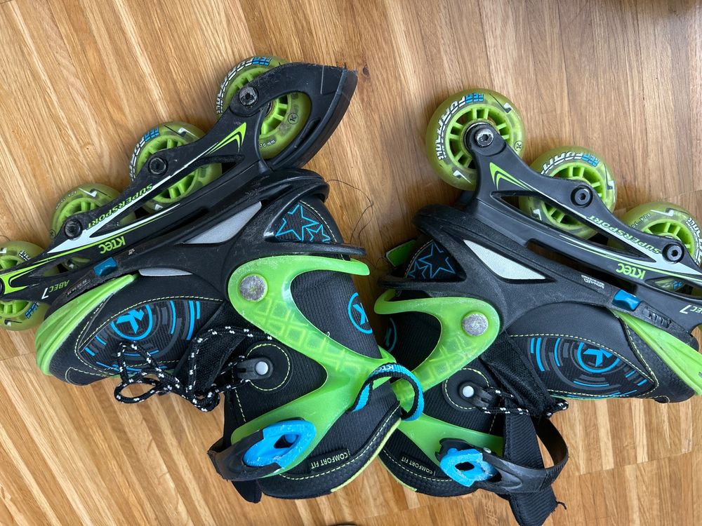 KITANDOVE Skating-Rollen Für Schuhe - 3 Farben PVC-Räder Mit Blinklicht