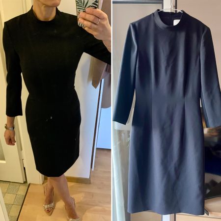 HUGO BOSS classy black dress XS/34
