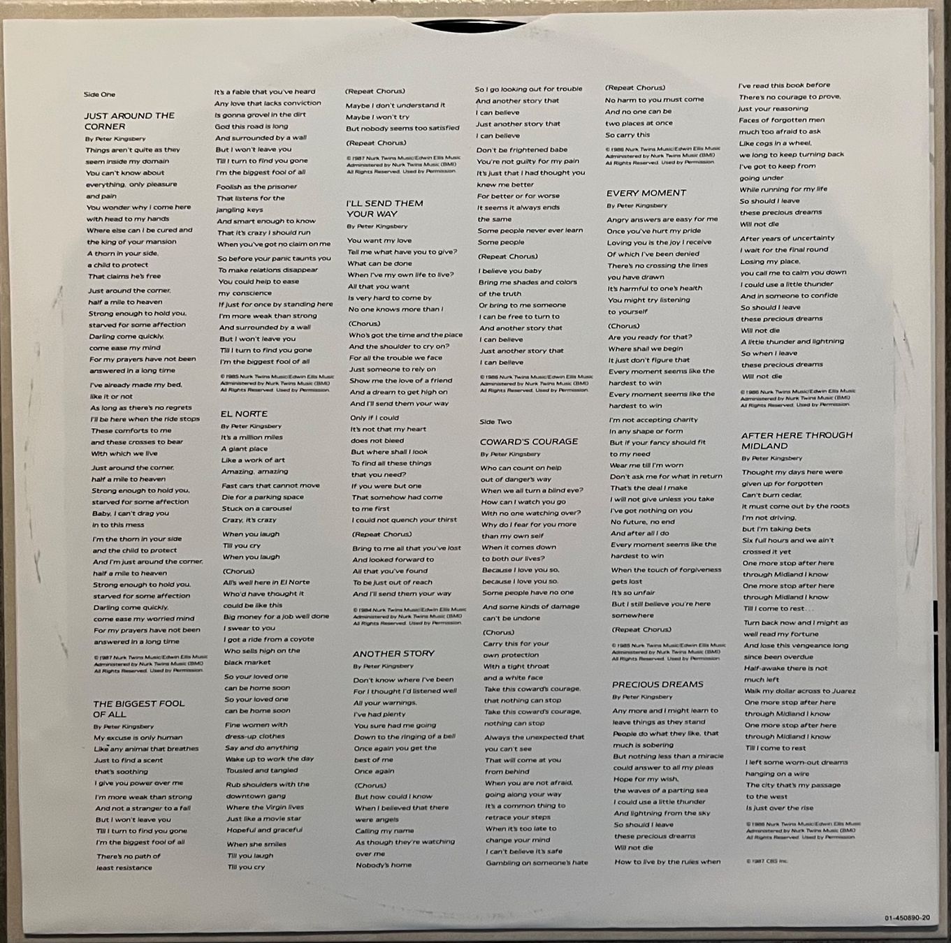 Schallplatten: COCK ROBIN - AFTER HERE THROUGH MIDLAND - 33 Tours – Gebraucht aus Bussigny von vinyl-pas-cher 5