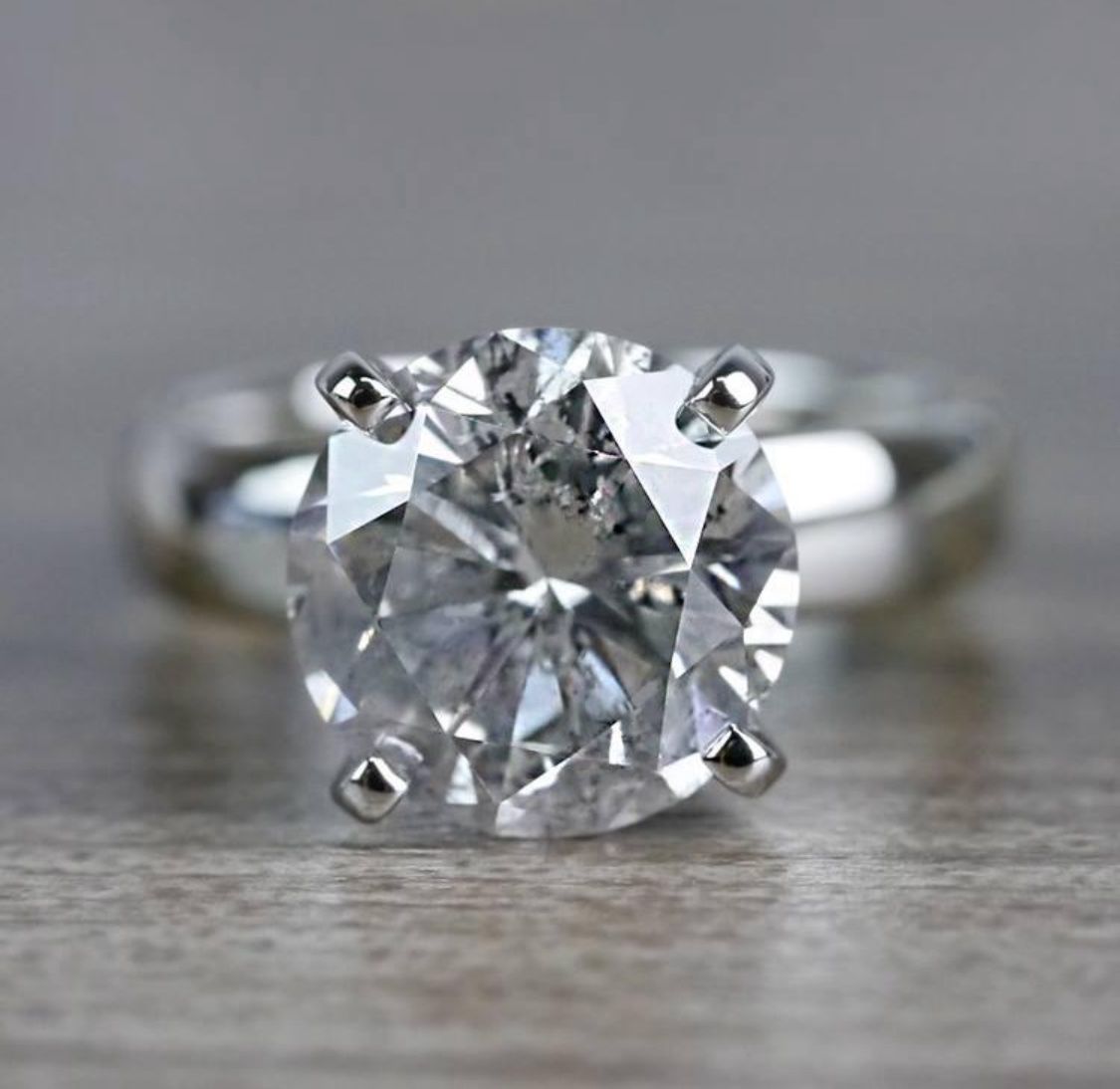 Anelli: Bague platine 3ct – Nuovo (secondo la descrizione) da Montreux venduto da dahlerm