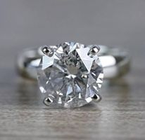 Bague platine 3ct