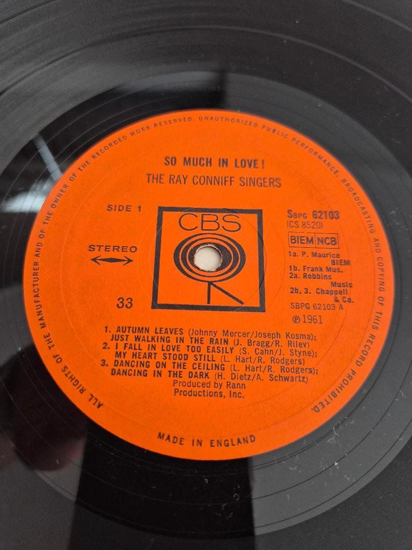 Dischi in vinile: Schallplatte / LP Ray Conniff Singers 'so much love'  1961 – Usato da Dielsdorf venduto da Haesi0 3