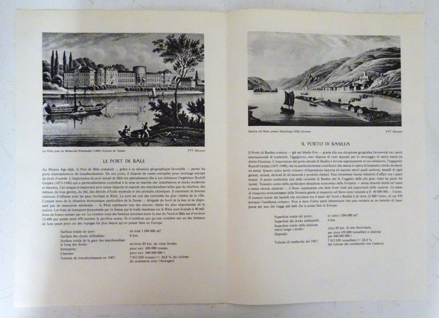 Alle Briefmarken: Rheinhafen Basel (Doku) – Gebraucht aus Feldbrunnen von MarcusSO 1
