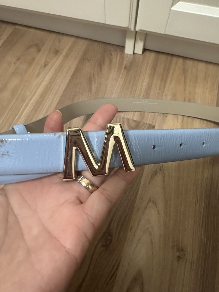 Max Mara Cinture: Max Mara Gürtel, hellblau, Gr. M, neuwertig – Usato da Erlinsbach SO venduto da aka_5b2y 1