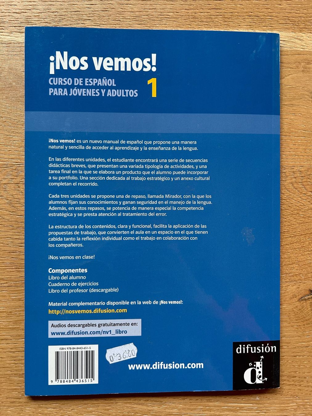 Libri: Livre méthode d'espagnol Nos vemos A1, non utilisé – Nuovo (secondo la descrizione) da Martigny venduto da m_juli 1