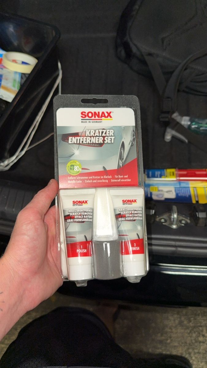 Sonax Prodotti di pulizia: Sonax Kratzer Entferner Set – Nuovo e nell'imballaggio originale da Bern venduto da pat_g5v7