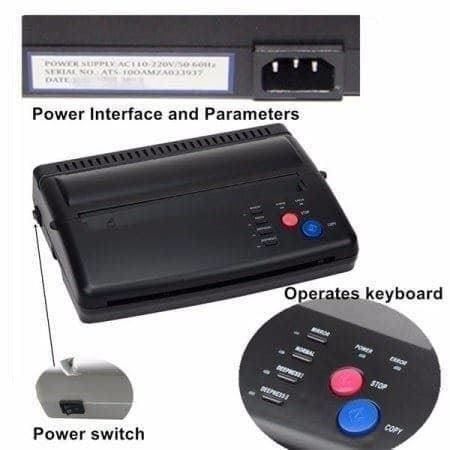 Tutte le macchine: Tattoo Maschine Set Thermo Drucker A4 A5 – Nuovo (secondo la descrizione) da Thun venduto da coverall 3