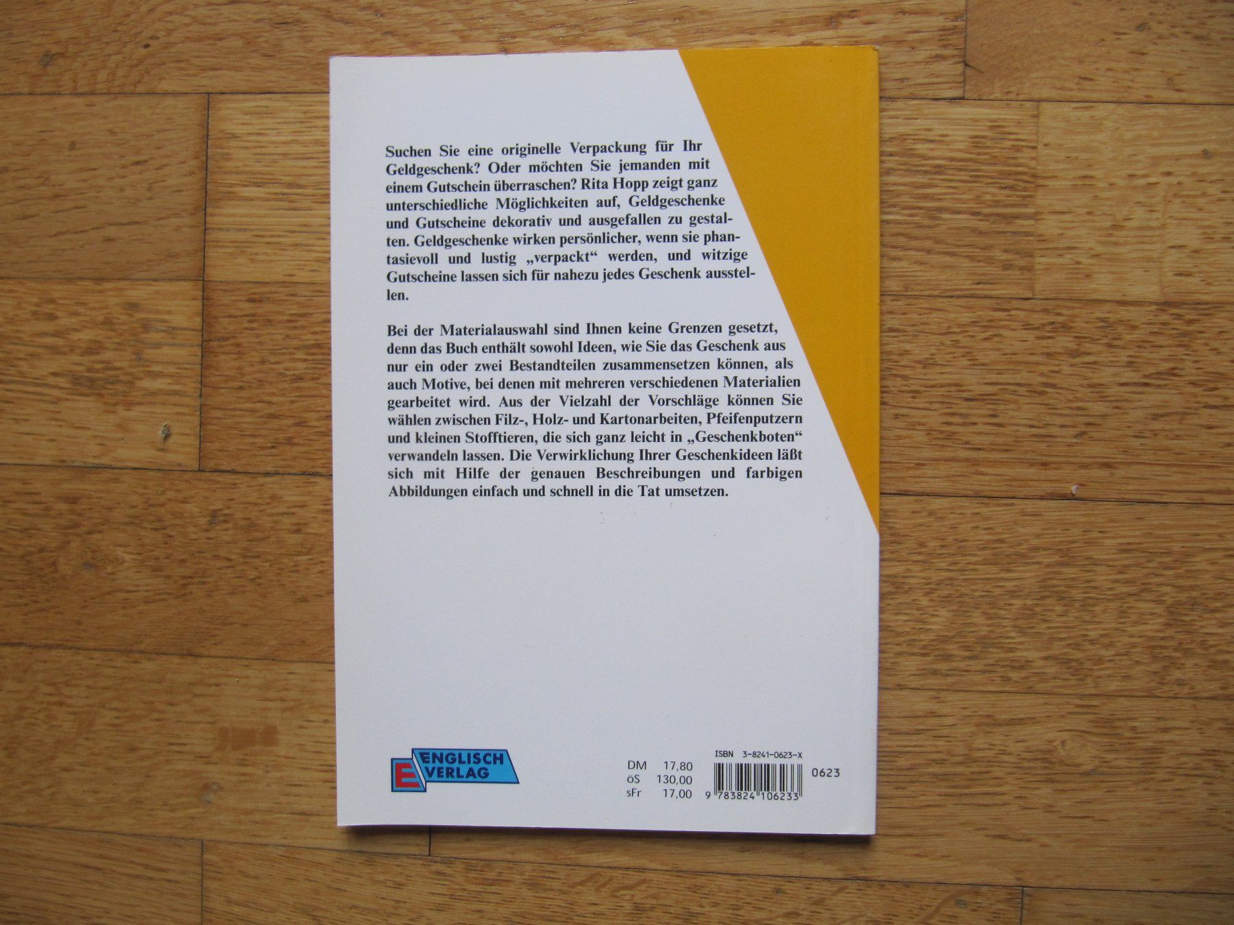 Libri: Geldgeschenke basteln / Rita Hopp - Hobby-Buch – Nuovo (secondo la descrizione) da Würenlos venduto da AustralisZ 6