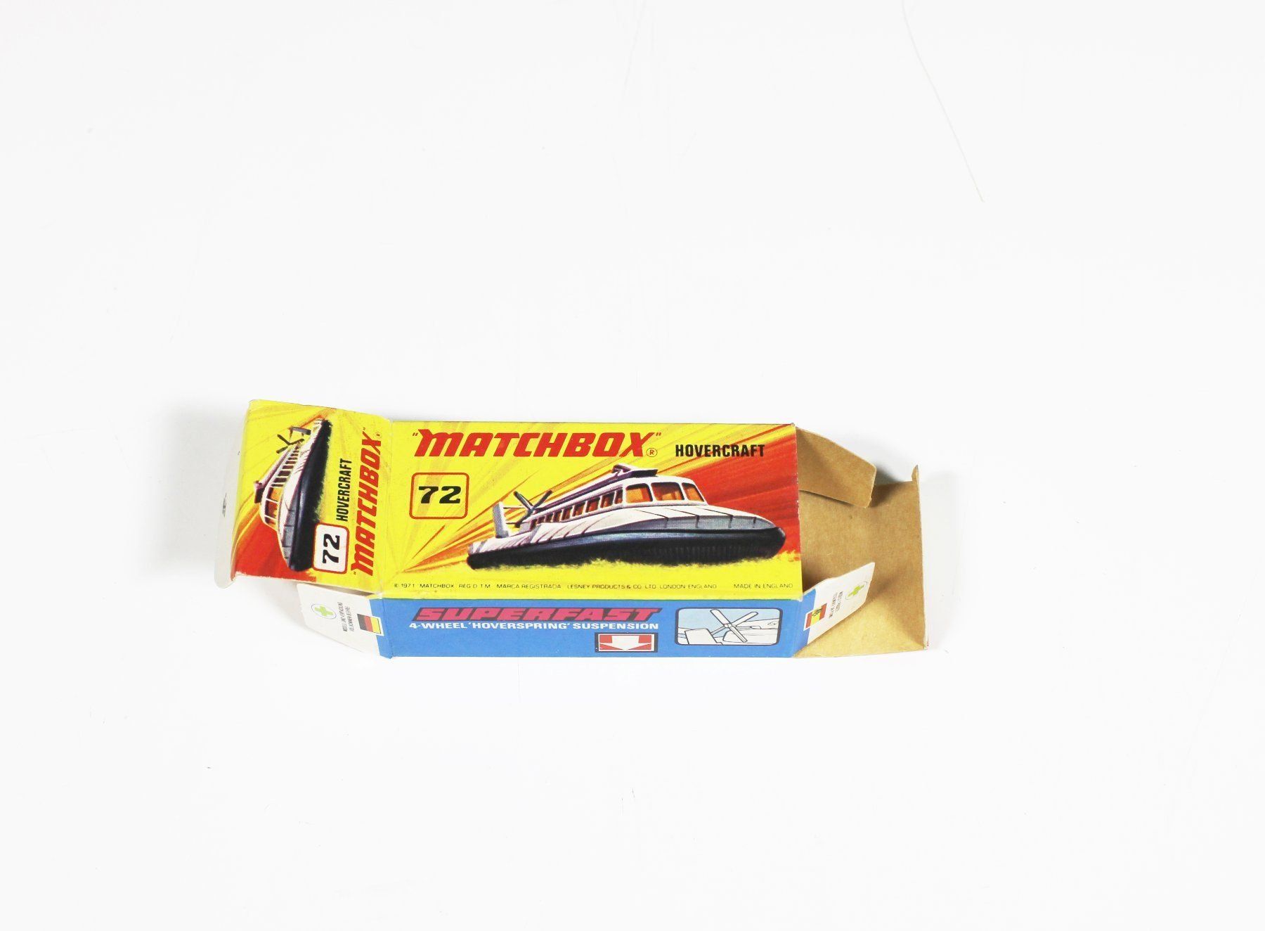Matchbox Modellini d'auto: Matchbox Superfast HOVERCRAFT Nr. 72 von 1972 – Usato da Brüttisellen venduto da Collector-Corner 7