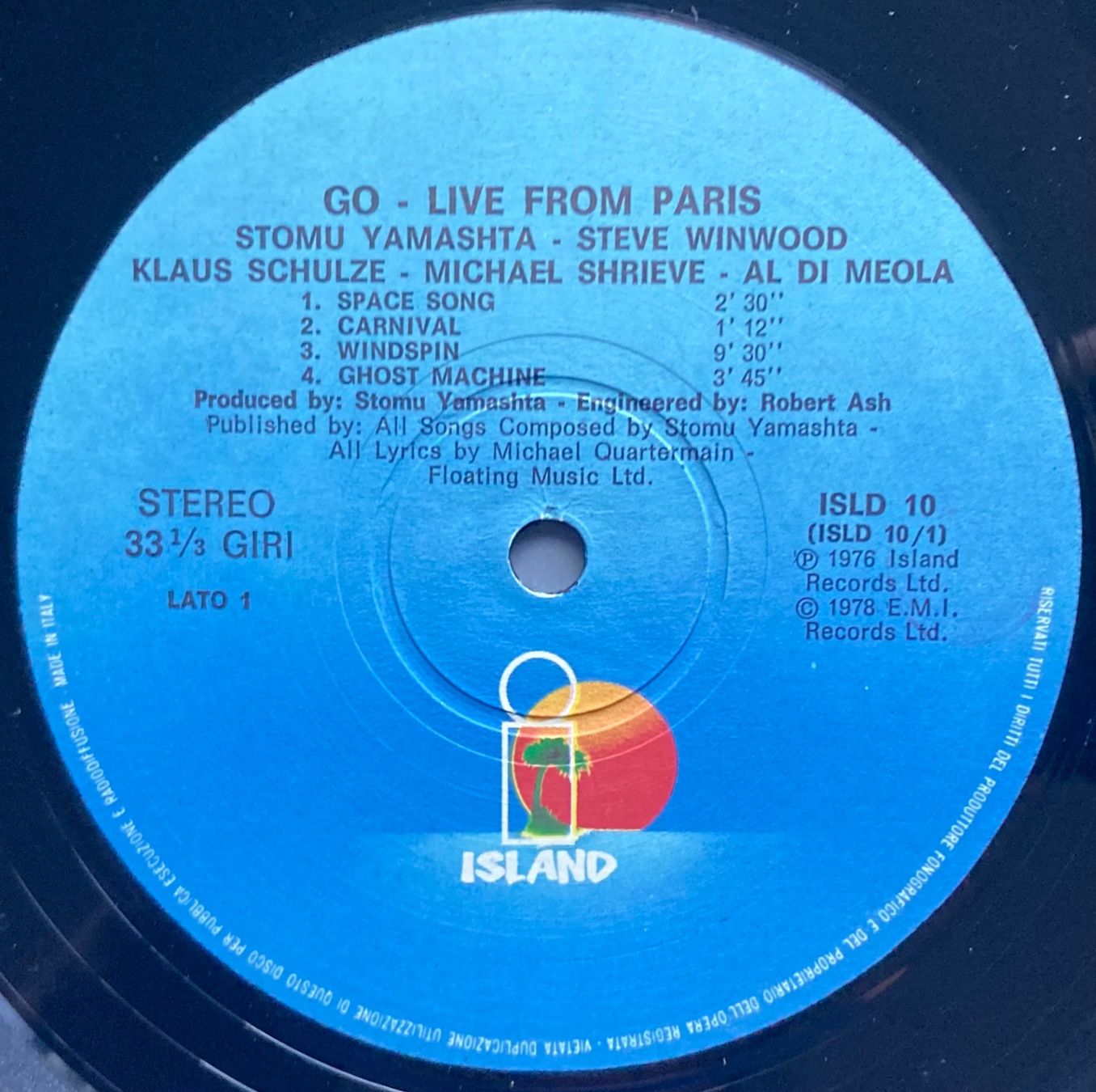 Vinyles: STOMU YAMASHTA'S GO - LIVE FROM PARIS – D'occasion à Poliez-Pittet par Newtown-Records 2