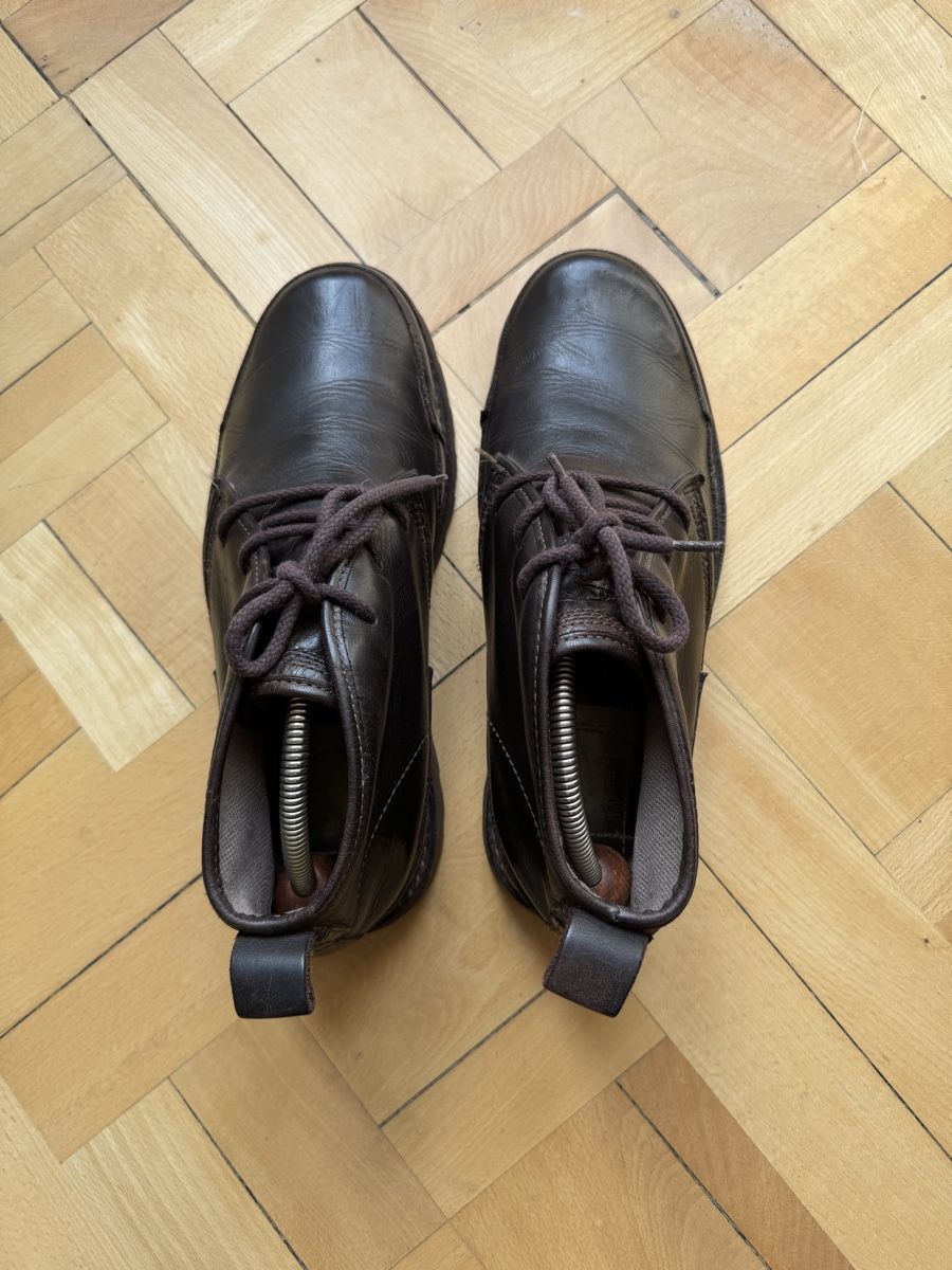 Timberland Scarpe da uomo: Timberland Brown Leather Ankle Boots - Size 8.5 US – Usato da Lausanne venduto da ama_ykl2 8